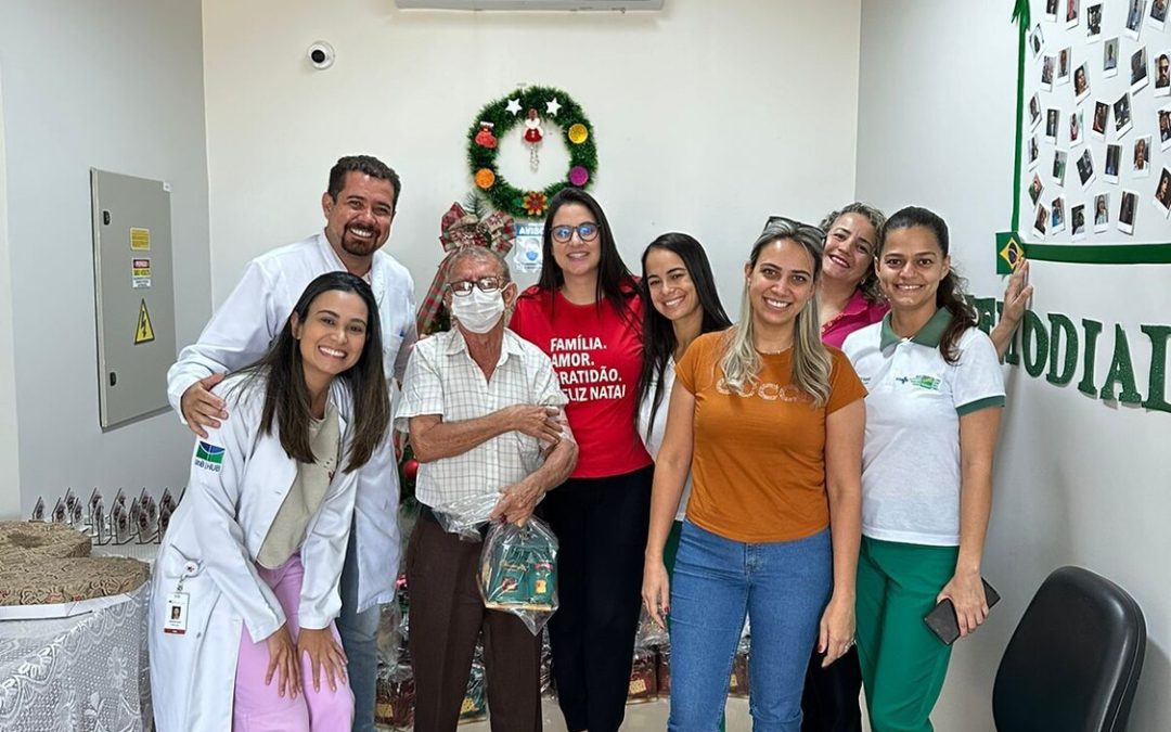 Policlínica de Formosa realiza Natal Solidário com pacientes da hemodiálise