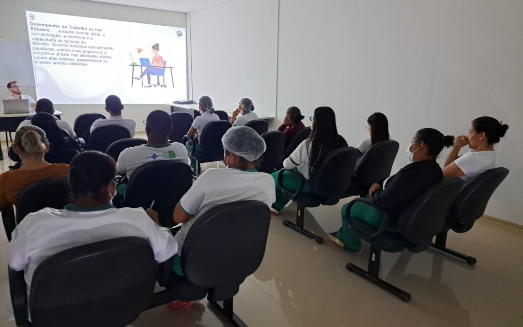 Palestra orienta colaboradores da Policlínica de Formosa sobre o Janeiro Branco