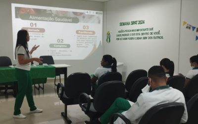 Policlínica de Formosa aborda orientações nutricionais na Sipat